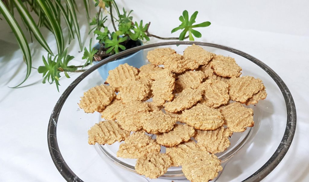 Oatmeal and coconut cookies 1