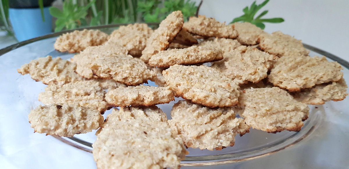 Oatmeal and coconut cookies 2